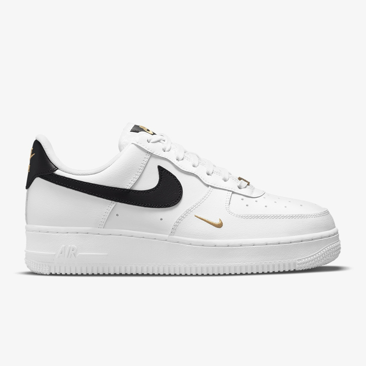 Airforce 1 Essential Black White Gold