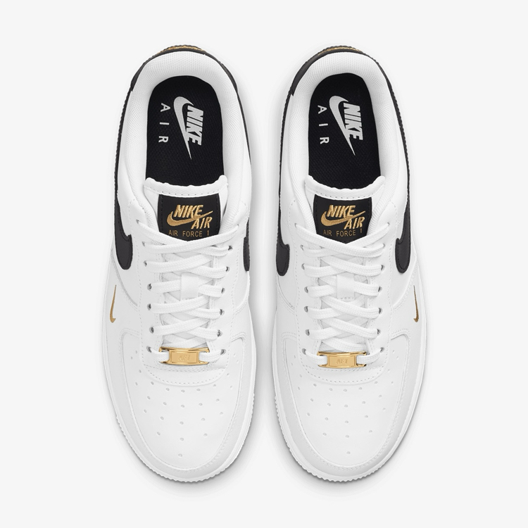 Airforce 1 Essential Black White Gold