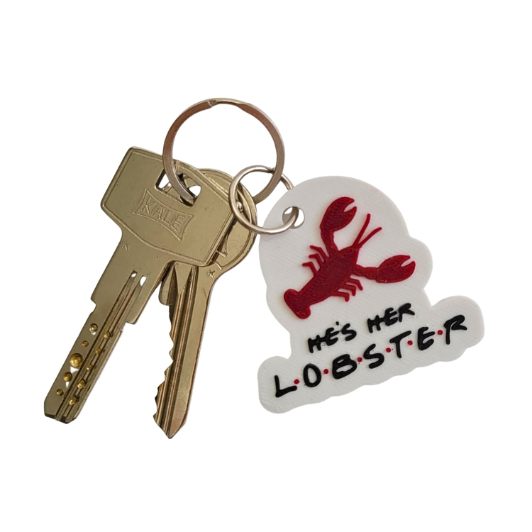 He’s Her Lobster Anahtarlık