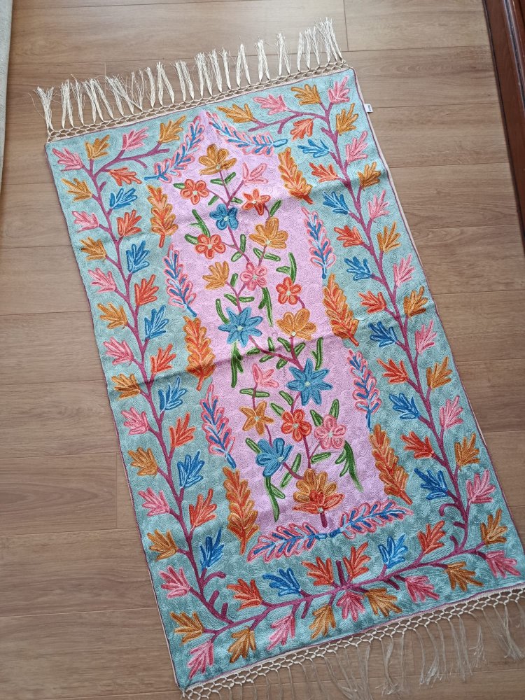Suna model tam işli Kaşmir seccade 