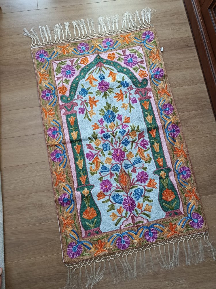 Zümra model tam işli Kaşmir seccade 