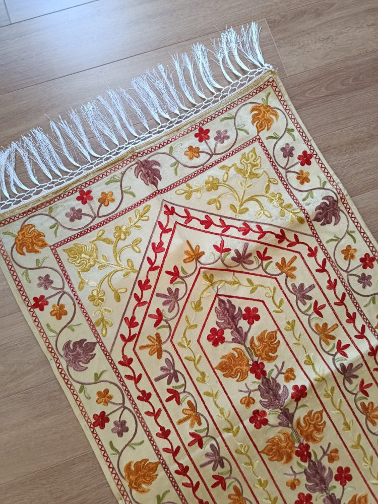 Hafif işli Kaşmir seccade