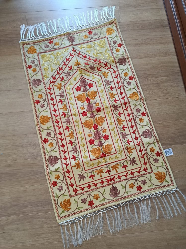 Hafif işli Kaşmir seccade