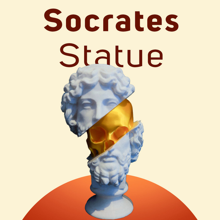 Sculpture of Socrates Statue