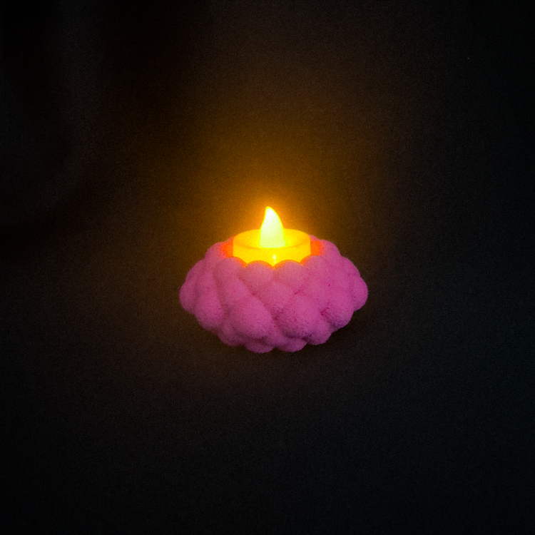 Tealight Holder - With Tealight 3 Piece