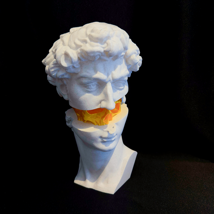 David Skull Statue