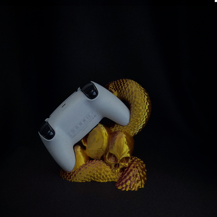 3D Yılan Şekilli PlayStation Kolu Tutucu