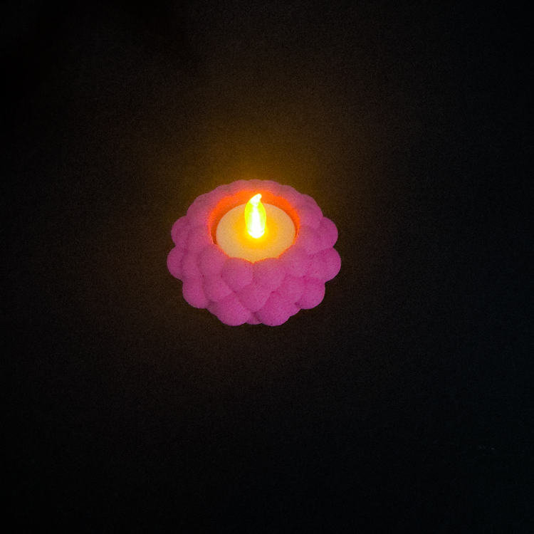 Tealight Holder - With Tealight 3 Piece