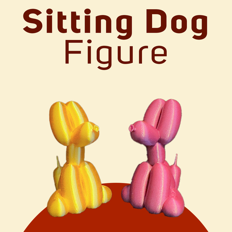 Sitting Dog Balloon