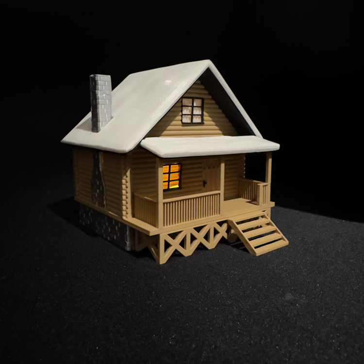 Tealight Wood House