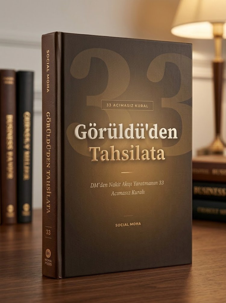 Görüldü'den Tahsilata: DM'de Satış Kapatmanın 33 Kuralı (E-Kitap + Bonus Kartlar)