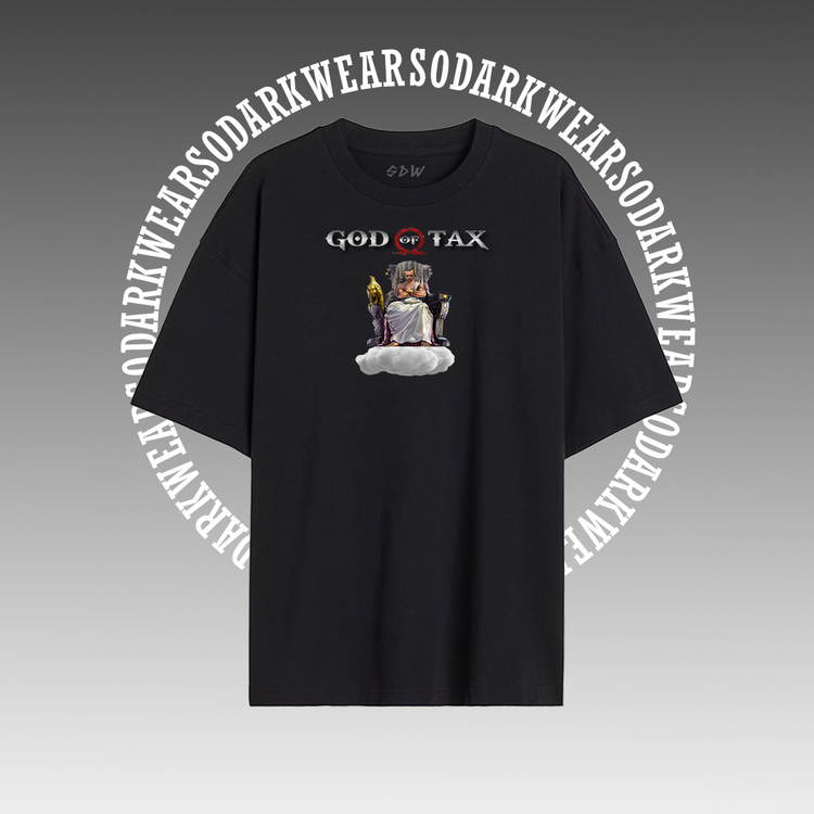 "GOD OF TAX" Oversize T-Shirt