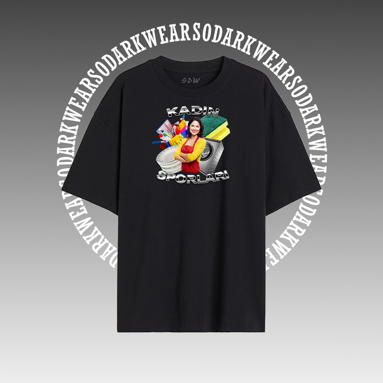 "Kadın Sporları" Oversize T-Shirt