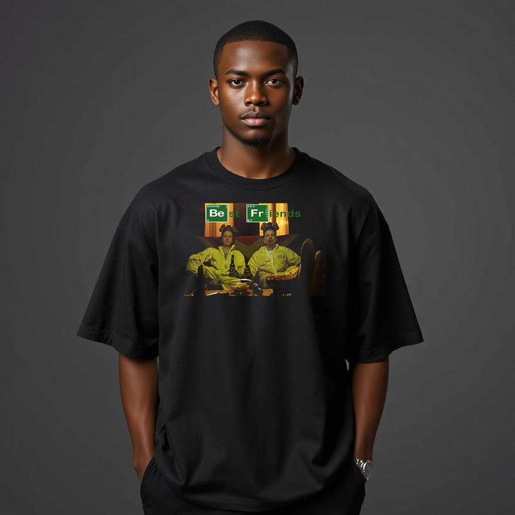 "BEst FRiends" Oversize T-Shirt