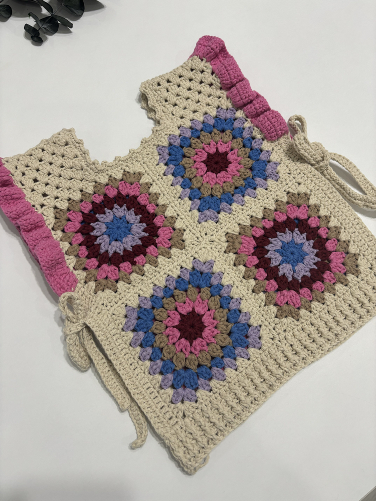 El Örgü Motifli Süveter | SoftByGökçe Özel Tasarım