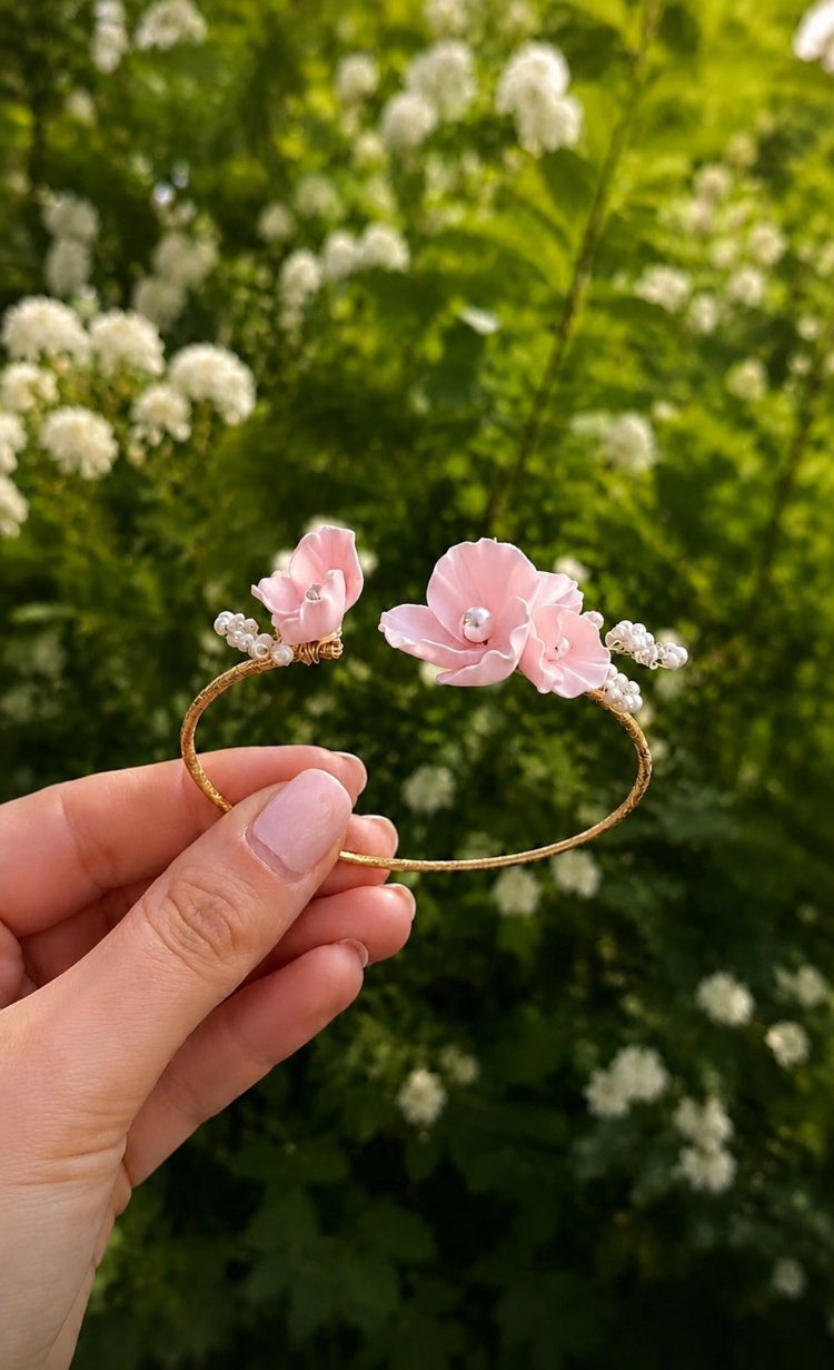 Pearl Garden-(kelepçe bileklik)