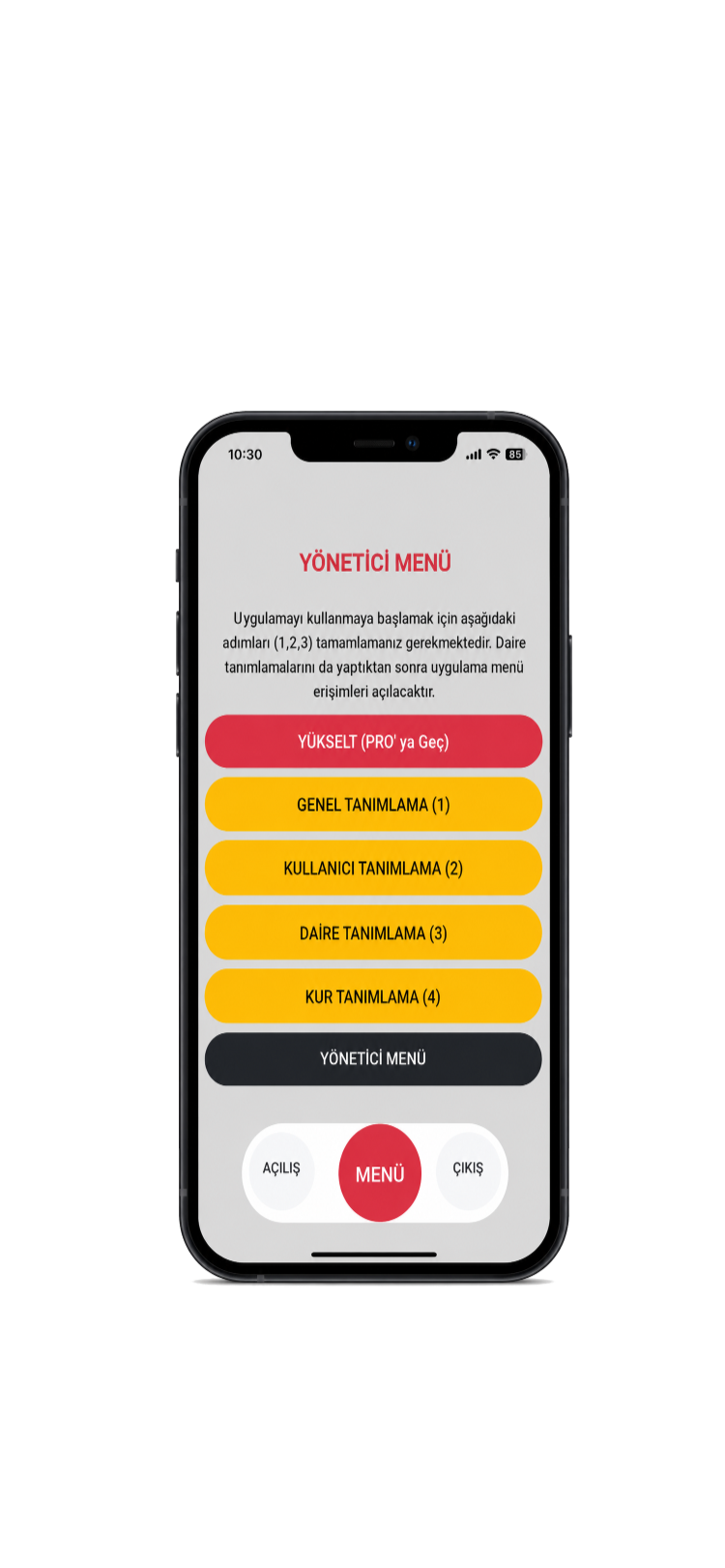 Apartman Uygulaması Yükseltme Kodu