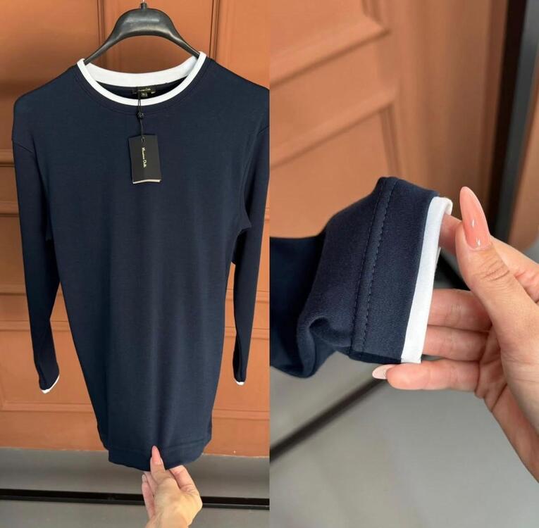 MASSIMO DUTTI Sweatshirt Lacivert