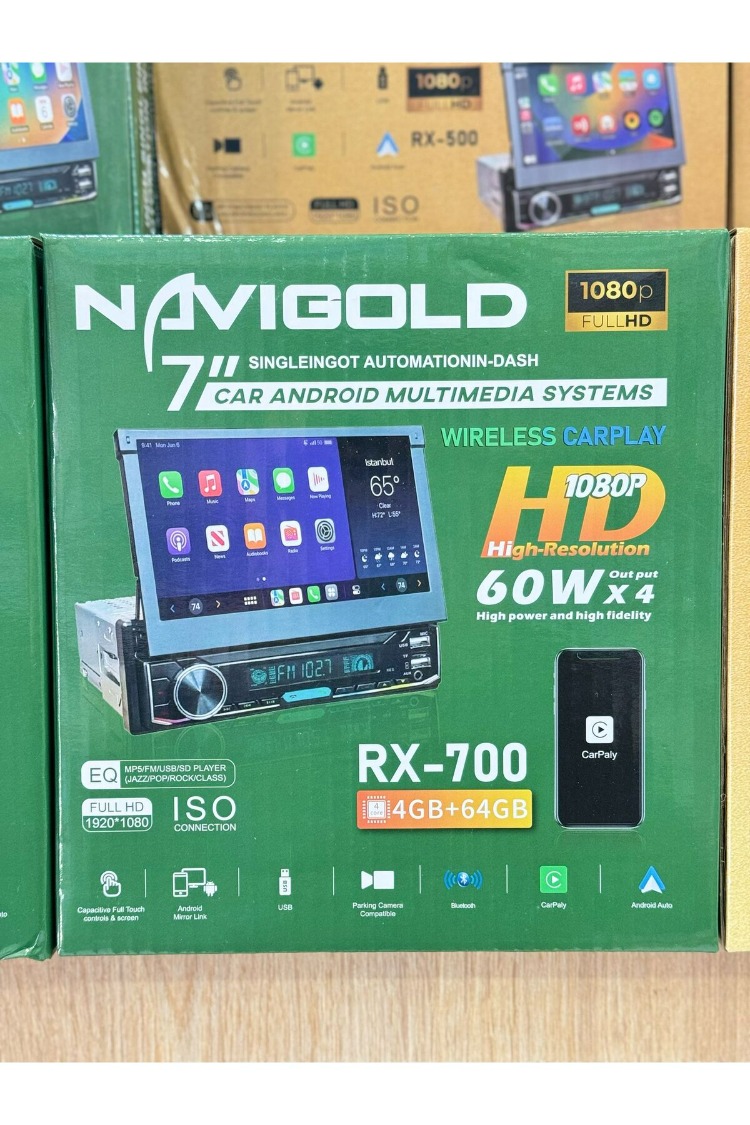 Navigold RX-700 ANDROİD CARPLAY INDASH TEYP MULTİMEDİA 4-64 + KAMERA