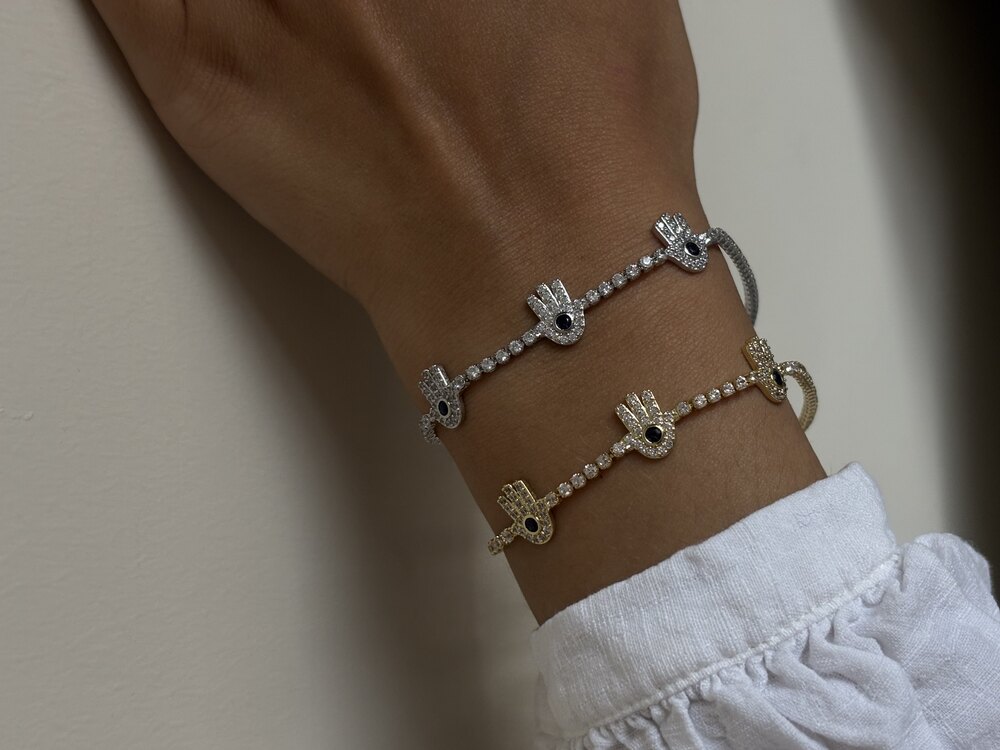 Hamsa Bileklik ( çelik ) 