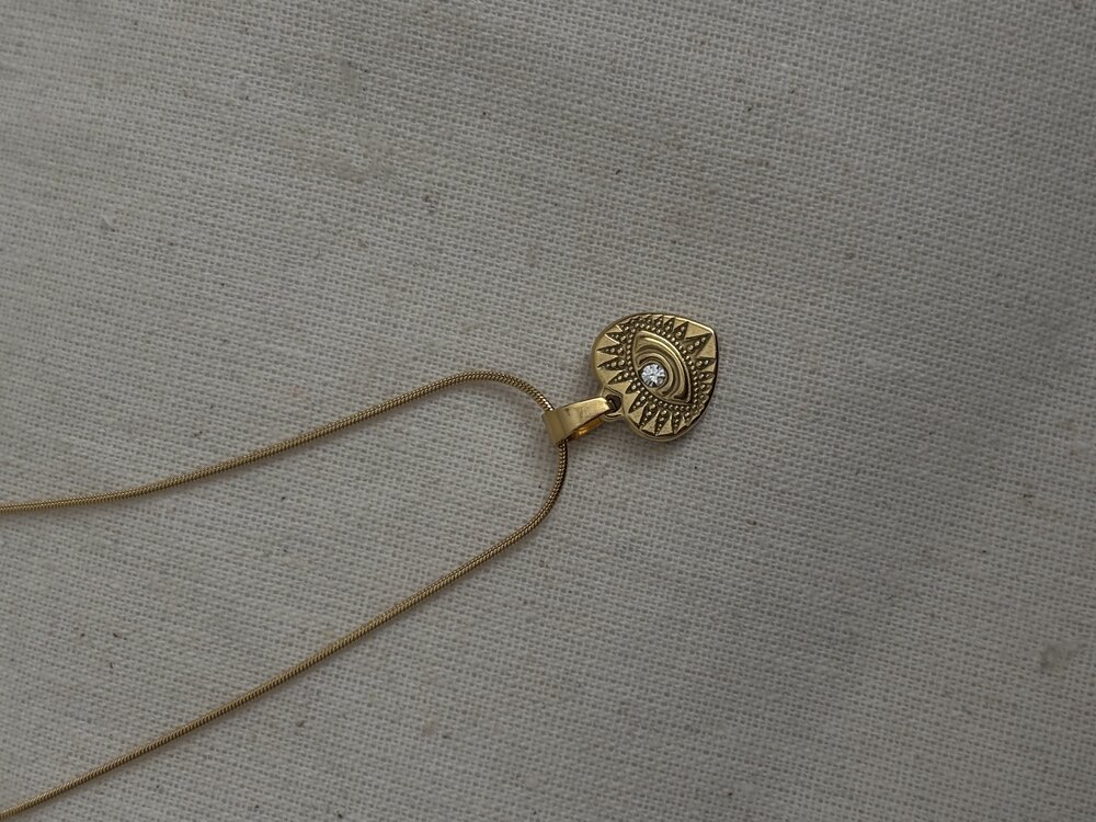 Mini Göz Kolye | çelik