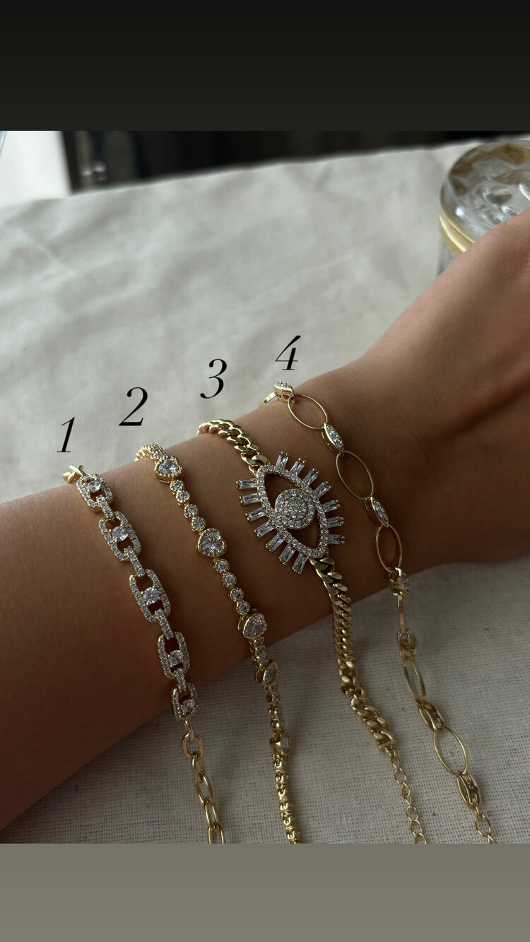 3| Xuping 14k Taşlı Göz Bileklik