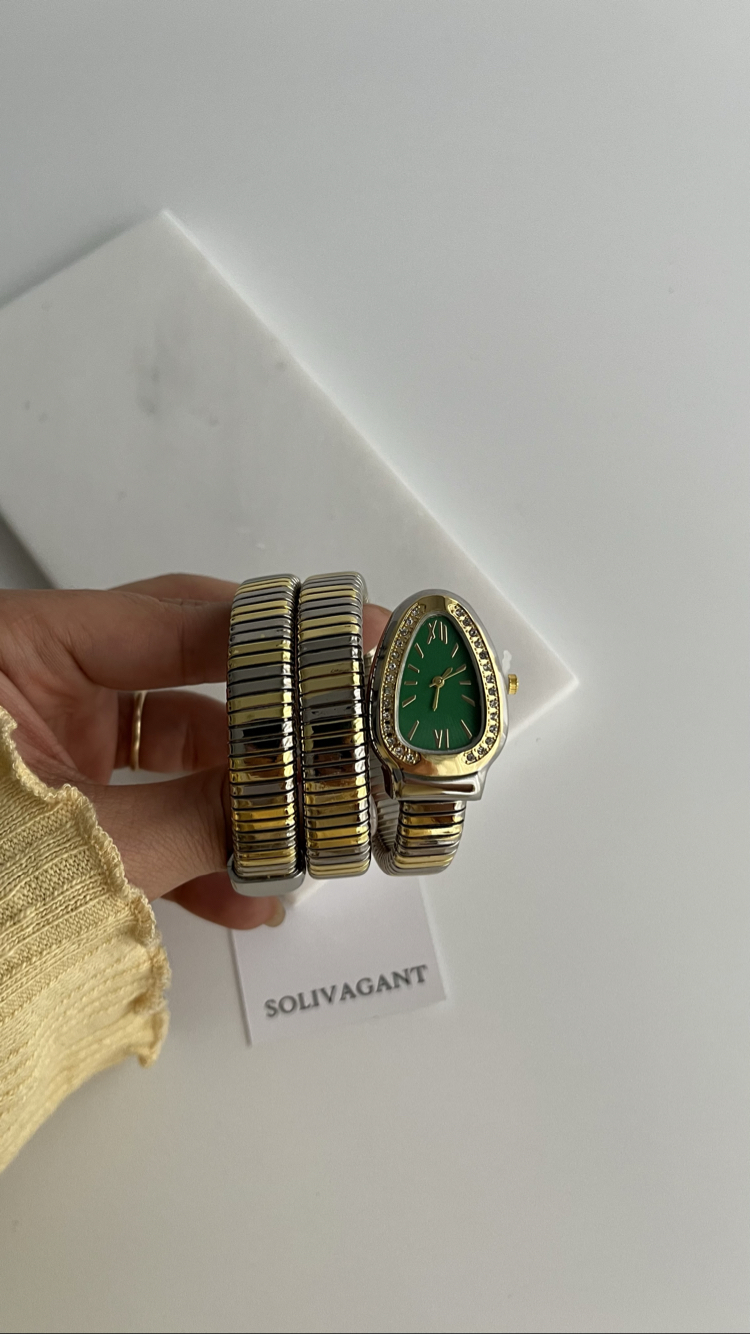 Snake | Gold Silver Green  Kol Saati '' YENİ SEZON ''