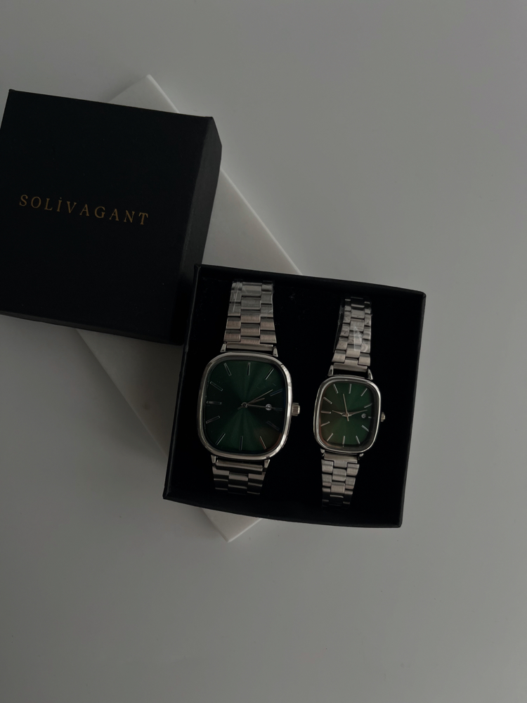 SOLIVAGANT | Silver Green Kol Saati '' YENİ SEZON ÇİFT