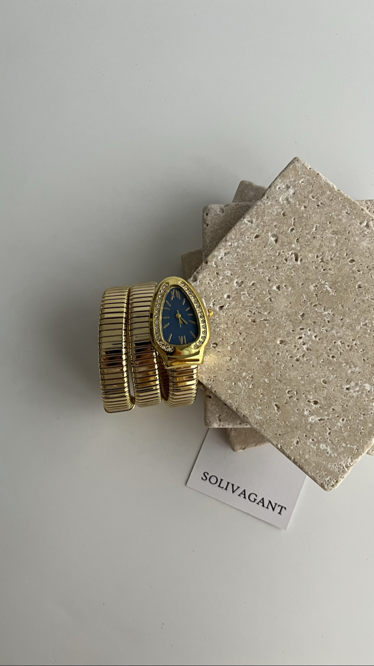 Snake | Gold Blue Kol Saati '' YENİ SEZON ''