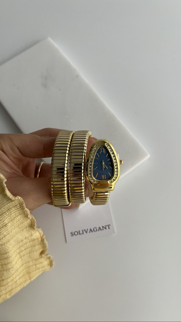 Snake | Gold Blue Kol Saati '' YENİ SEZON ''