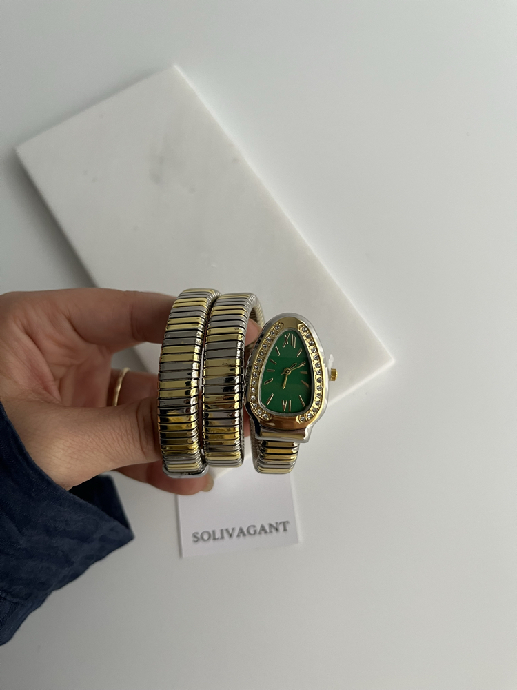 Snake | Gold Silver Green  Kol Saati '' YENİ SEZON ''