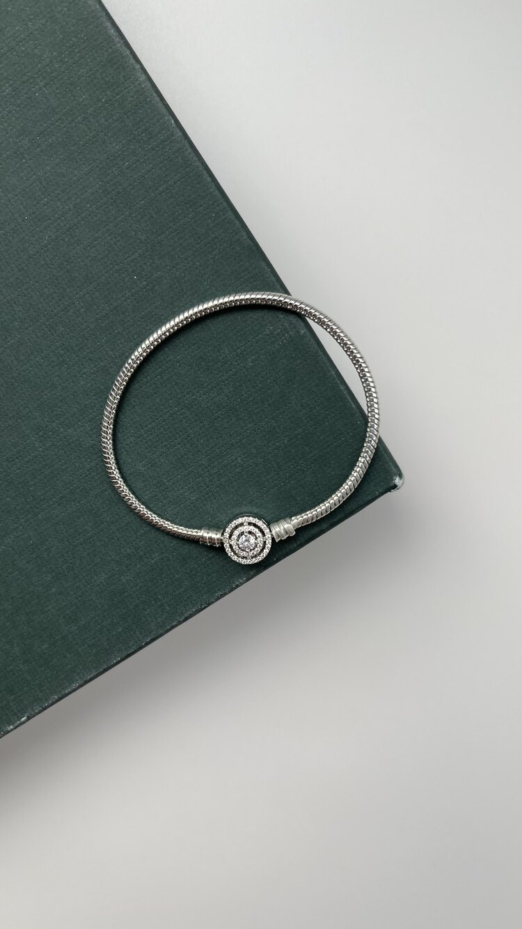 Baget model pandora gümüş renk