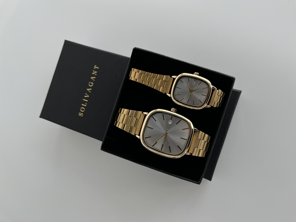 SOLIVAGANT | Gold White Kol Saati '' YENİ SEZON ÇİFT ''