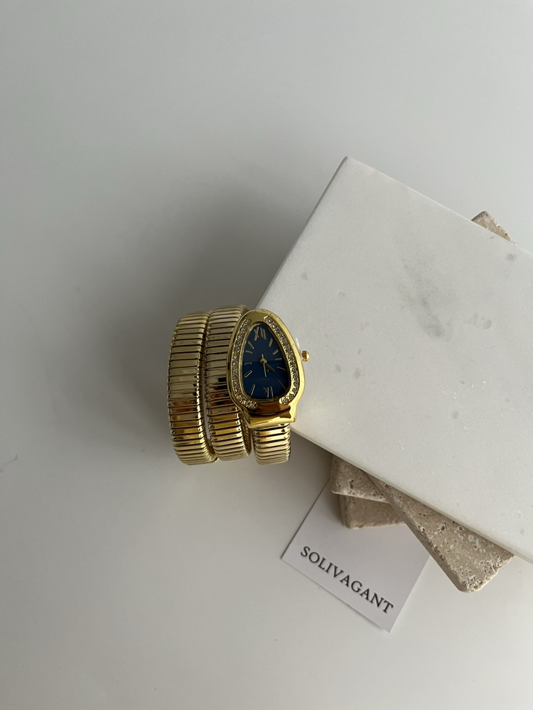 Snake | Gold Blue Kol Saati '' YENİ SEZON ''