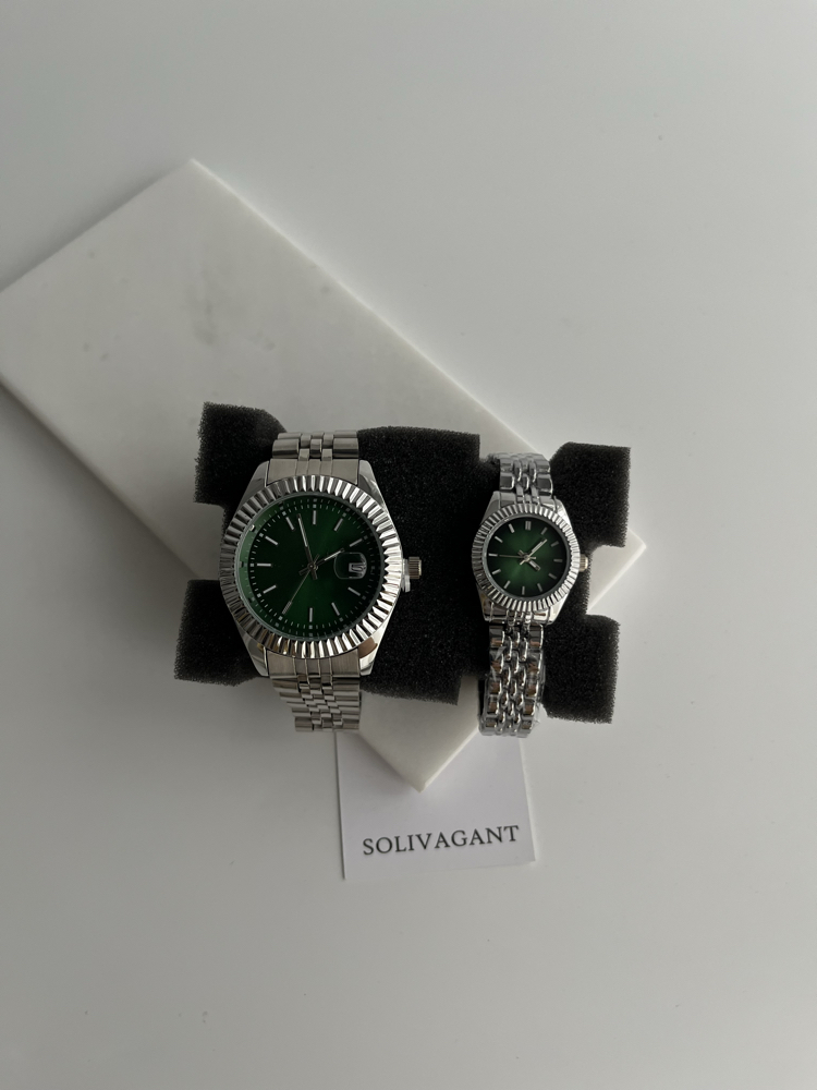 MAİN | Silver Green Kol Saati '' YENİ SEZON ÇİFT