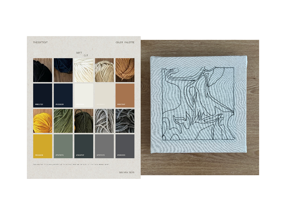No.03 Fluid Gaze | Punch Needle Duvar Sanatı (The Breath)