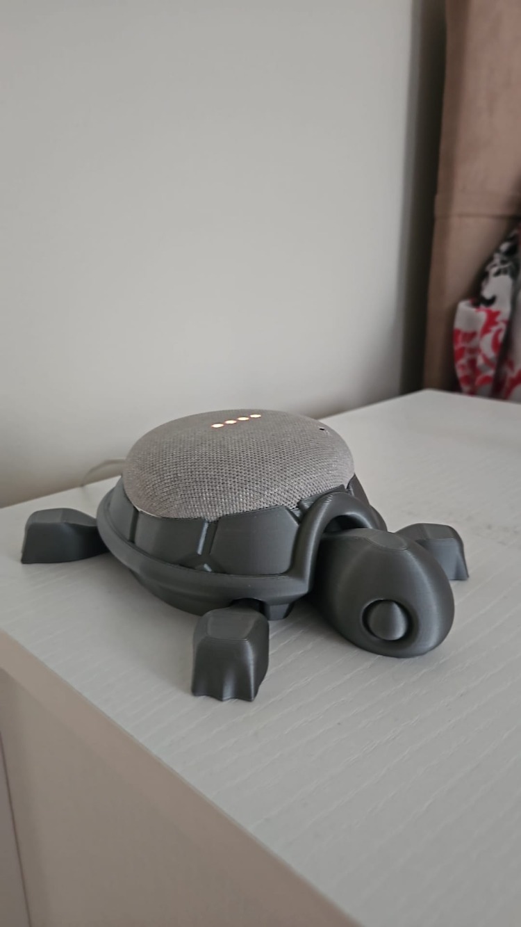 Google Nest Mini Kaplumbağa Tasarımlı Stand
