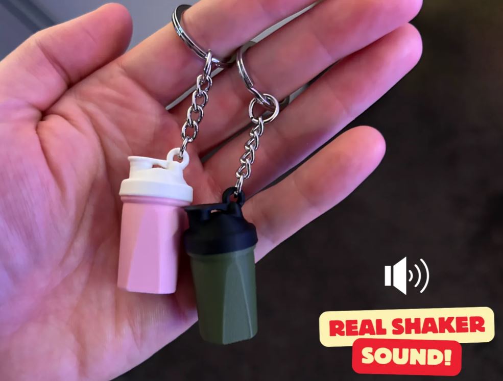 Mini Shaker Karıştırıcı Sesli Anahtarlık 