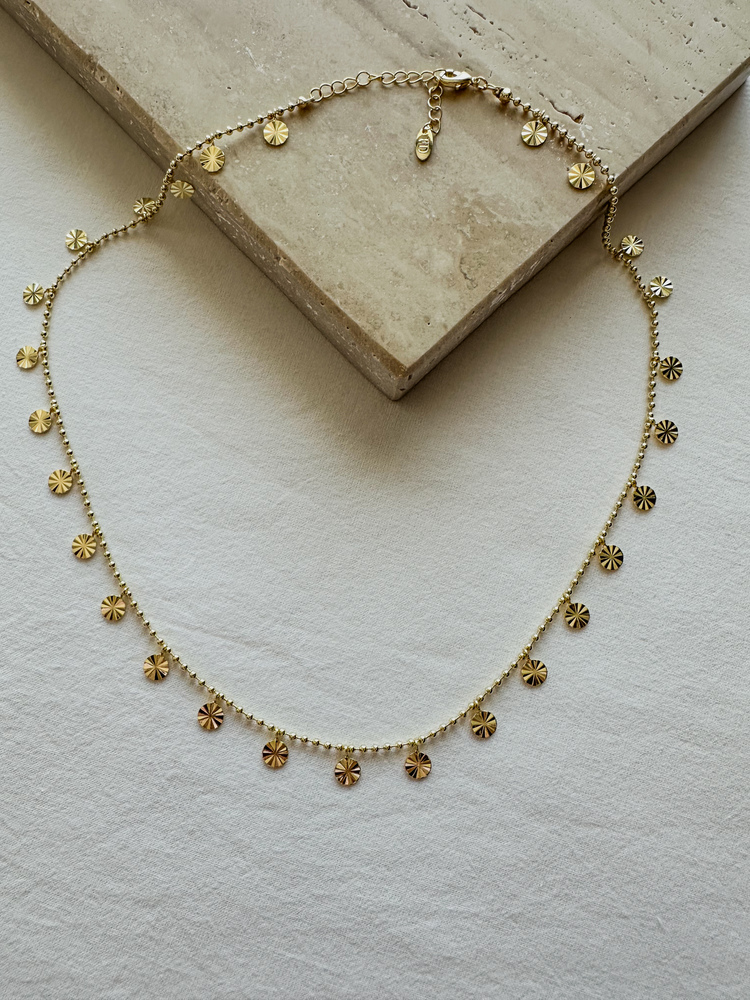 Xuping 14 k gold renginde Kolye 54 cm