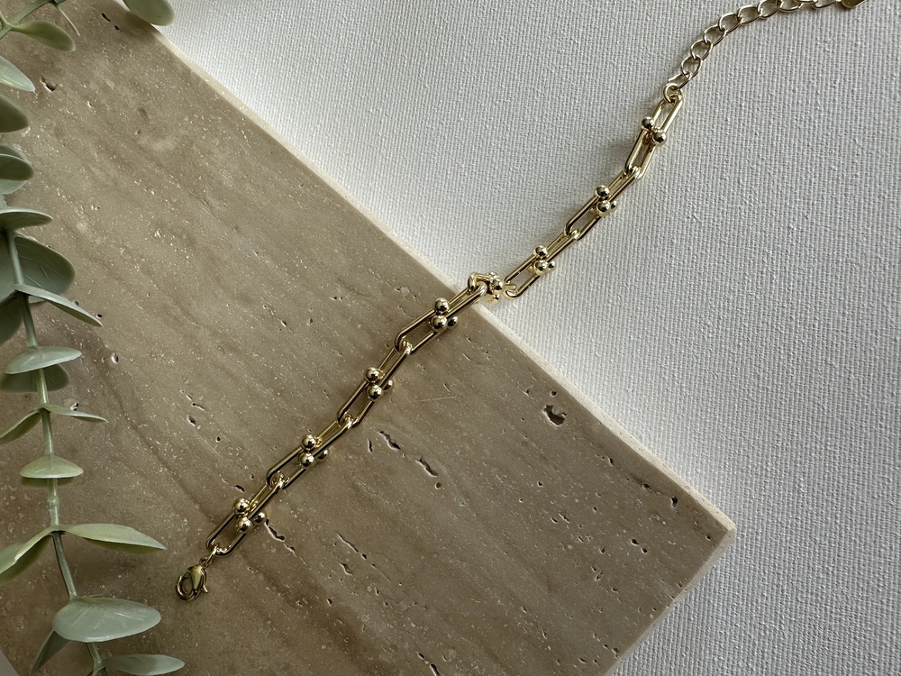 Xuping Tffny Model Gold Bileklik