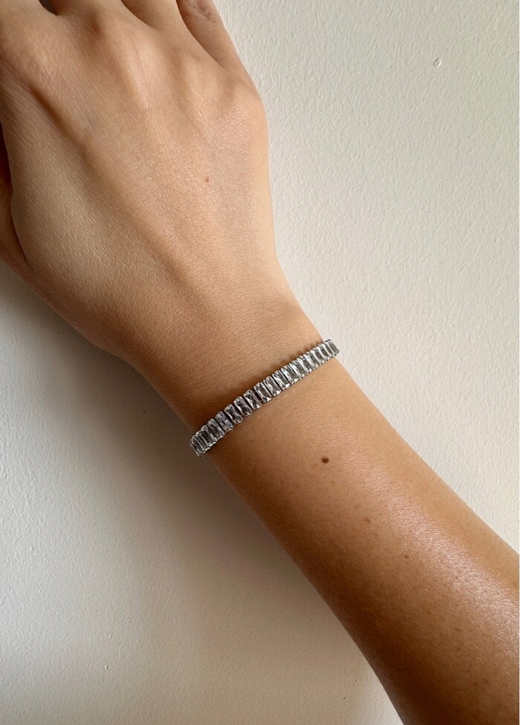 Su yolu silver 5 mm bileklik