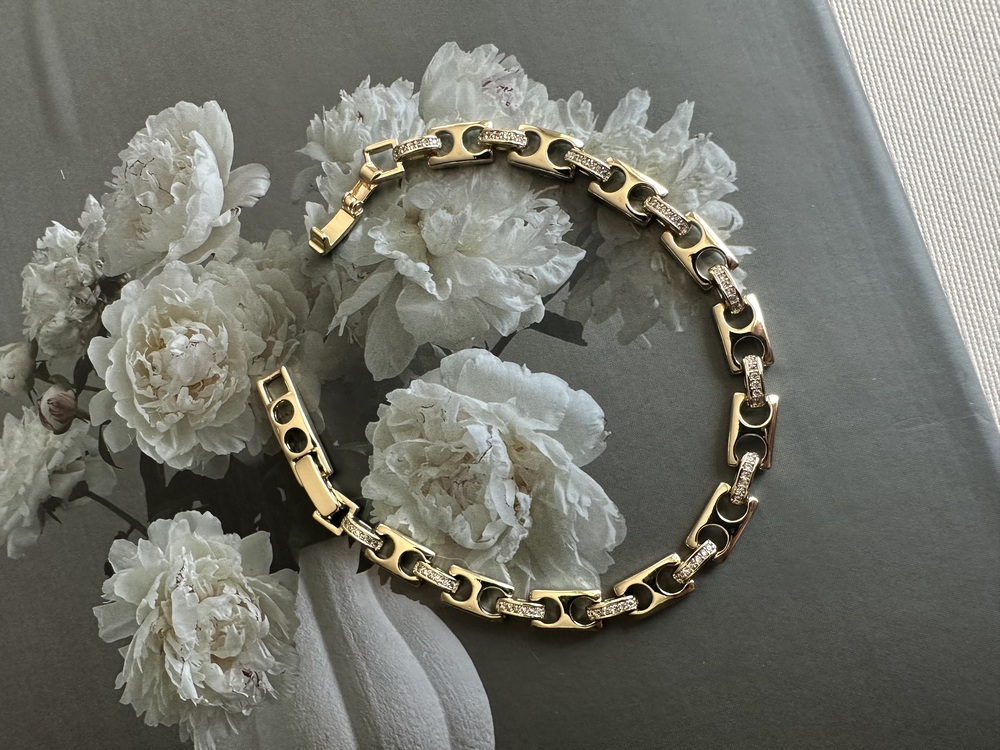 Xuping 14 k gold renginde bileklik