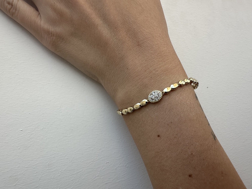 Xuping 14 k gold renginde bileklik