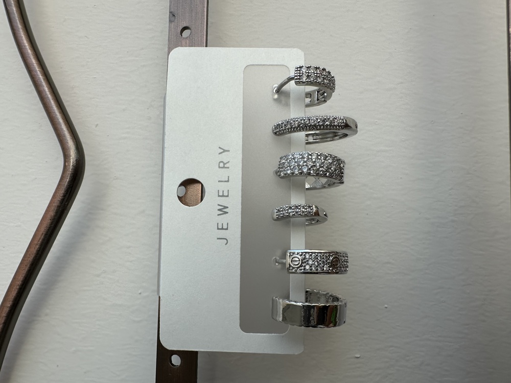 Xuping 6 lı Silver Renk Küpe Set