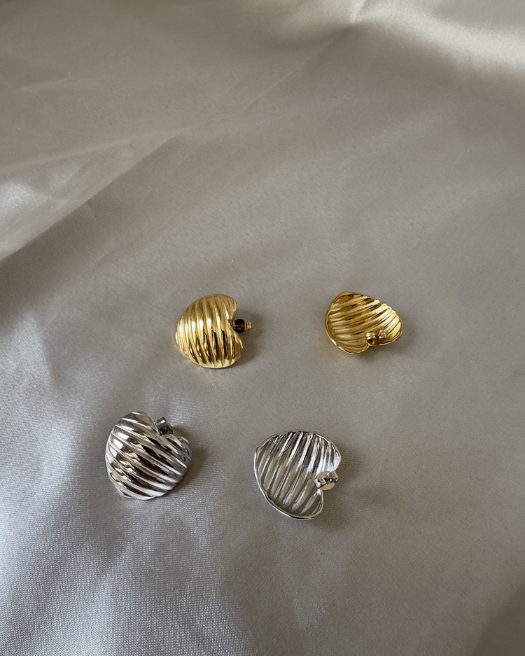 Çelik silver küpe