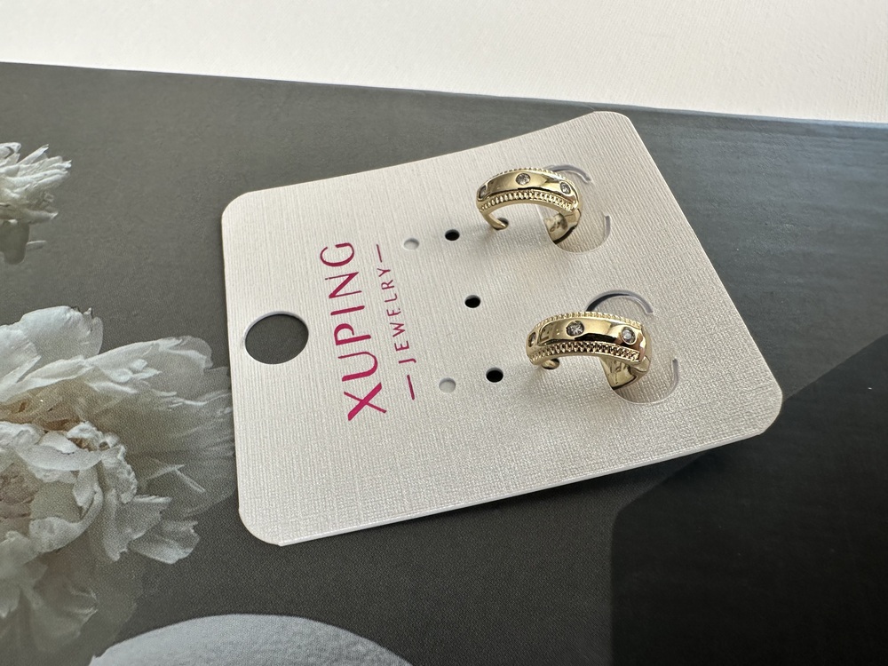 Xuping 14 k renginde mini halka küpe