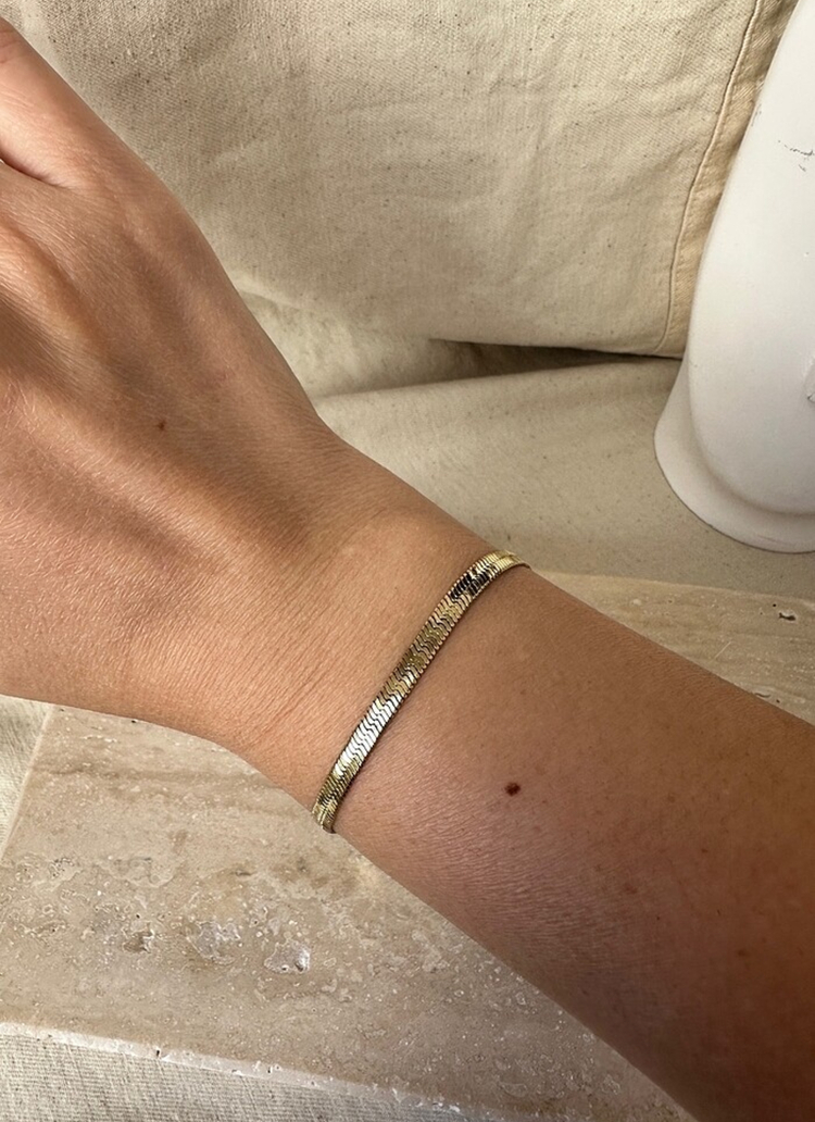 Xuping 14 k renginde 4 mm bileklik