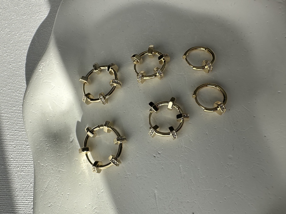 Vip 14 k renginde 6 lı küpe seti