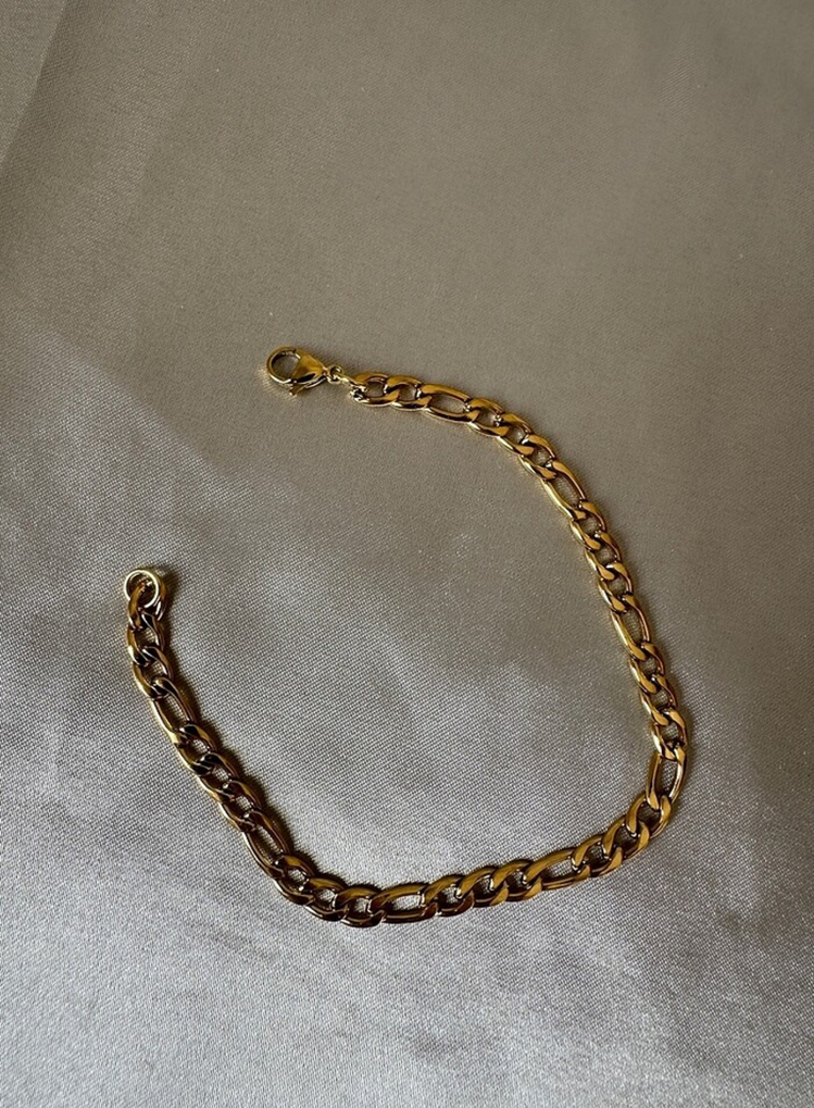 Çelik gold 6 mm bileklik