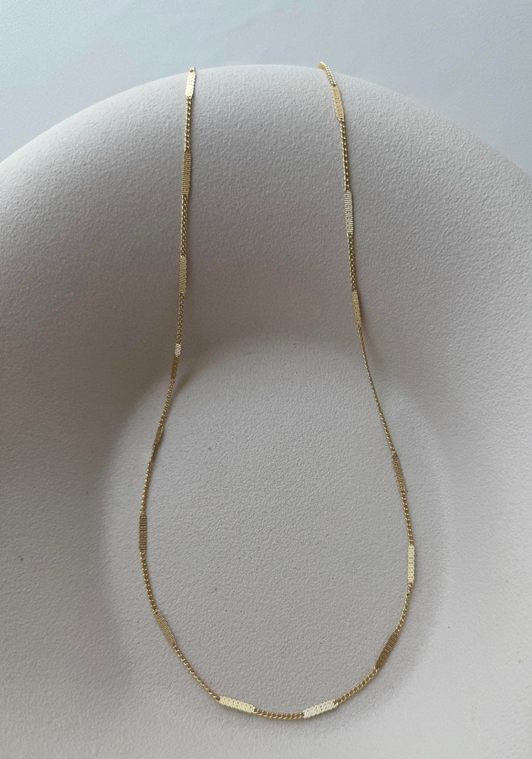 Xuping 14 k renginde 60 cm Kolye